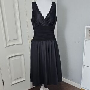 Jessica Howard Black Evening Dress Label Detail